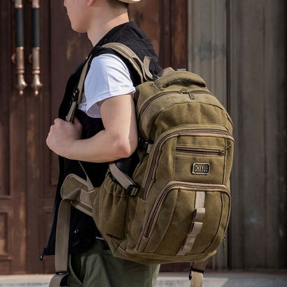 Canvas Backpacks Men Women Travel Bag Hiking Travel Camping Backpack Bags
