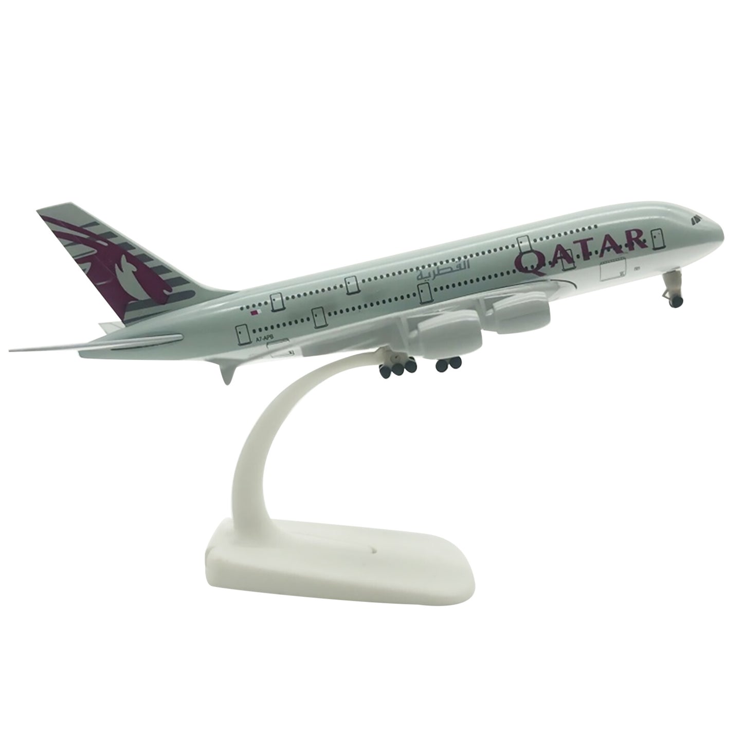 1/400 20cm Aircraft Qatar A380 Alloy Plane Model Plane Airplane Display Scene