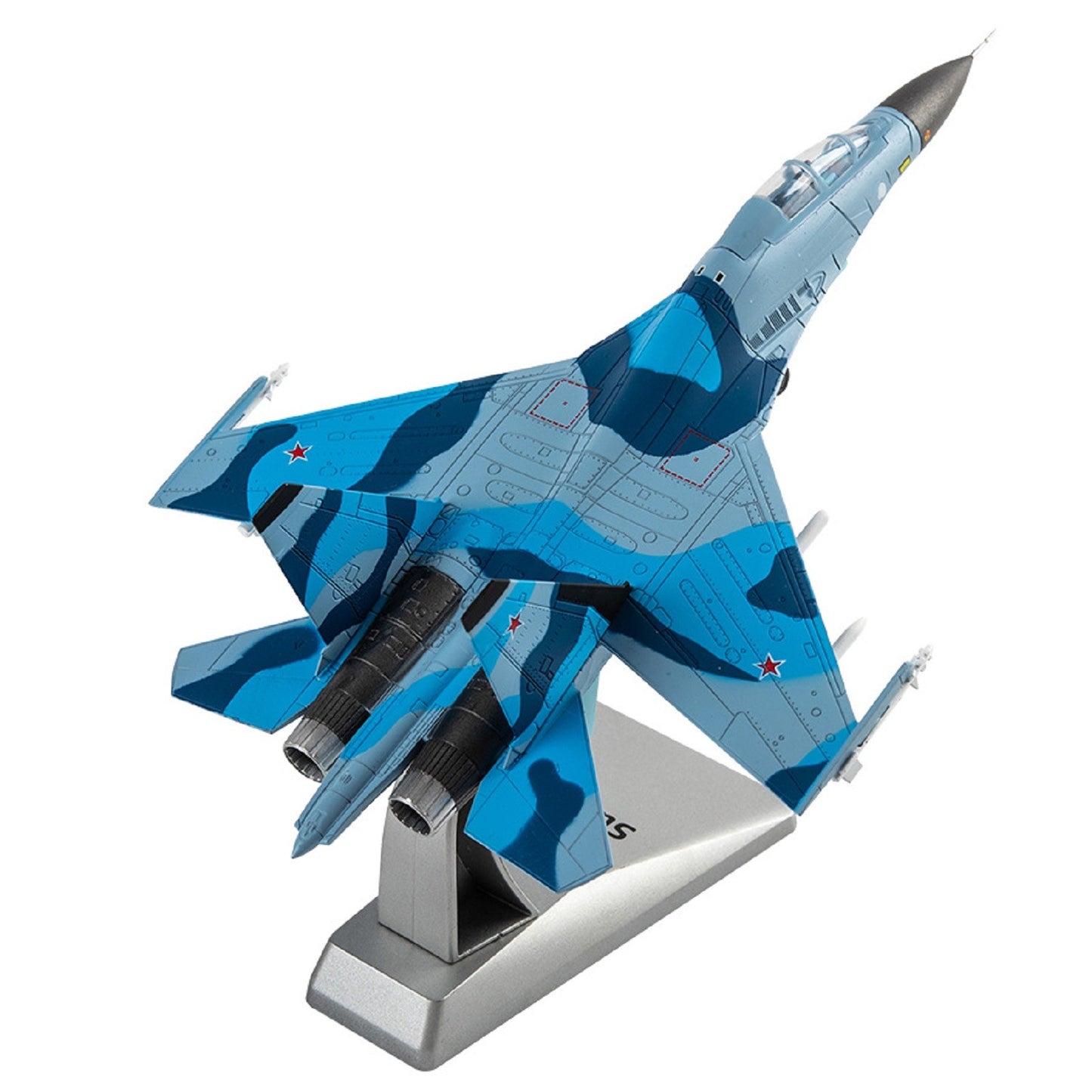 1/100 Scale Russian Air Force SU-30MKK Fighter Plane Aircraft Model Display