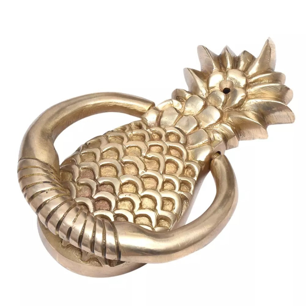Antique Look Brass Pineapple Design Door Knocker Door Bell Home Decor