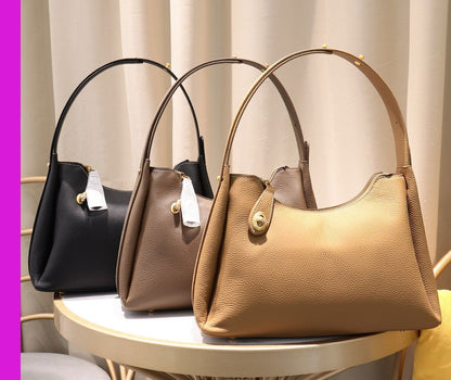 Women's Top Handle Genuine Leather Luxury Handbag Brand New Hobo Shoulder Bag