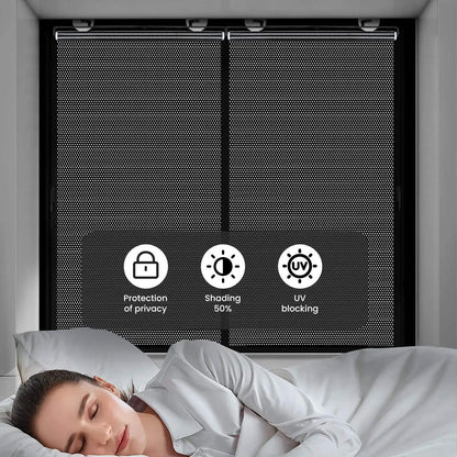 Blackout Roller Blinds | Nail-Free Privacy Curtains for Windows