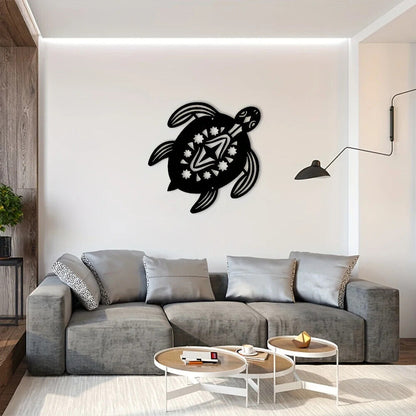 Coastal Baby Turtle Ocean Beach Metal Wall Art,Metal Art Interior Decoration