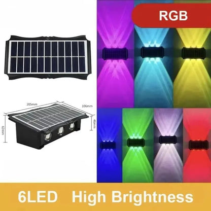 Solar String Lights Outdoor Waterproof – 50m RGB & Warm