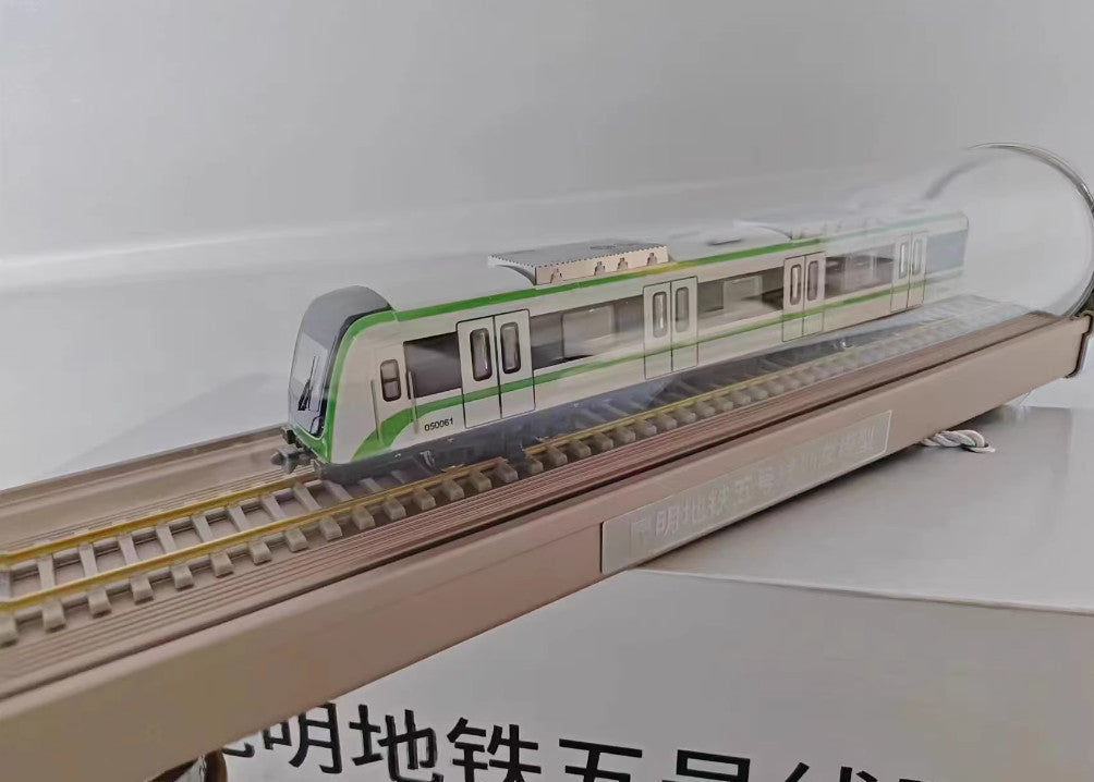 1:87 37CM Kunming Metro Line 5 Subway Passenger Car Train Diecast Model