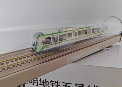 1:87 37CM Kunming Metro Line 5 Subway Passenger Car Train Diecast Model