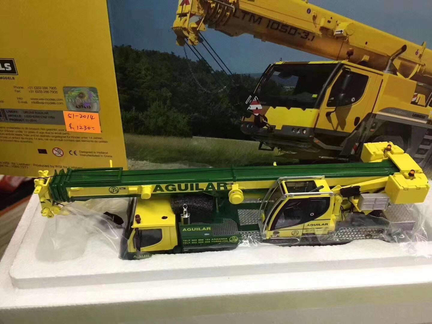 1:50 Liebherr LTM1050–3.1 51-2014 Crane Construction Equipment Diecast Model