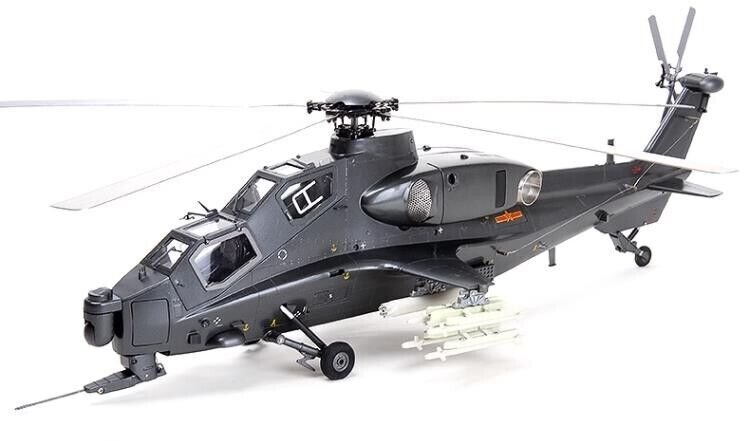 1:24 58CM PLA Z-10 Helicopter Airplane Diecast Military Aircraft Plane Model