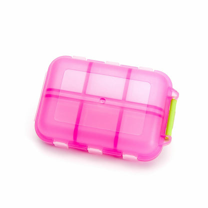 Pill Box 12 Grids Case Travel Medicine Tablet Dispenser Storage Plastic 10x7x3cm