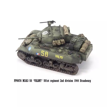 S-Model 1/72 Free French M3A3 Valmy 501st Tank Regiment Finished Model PP0076