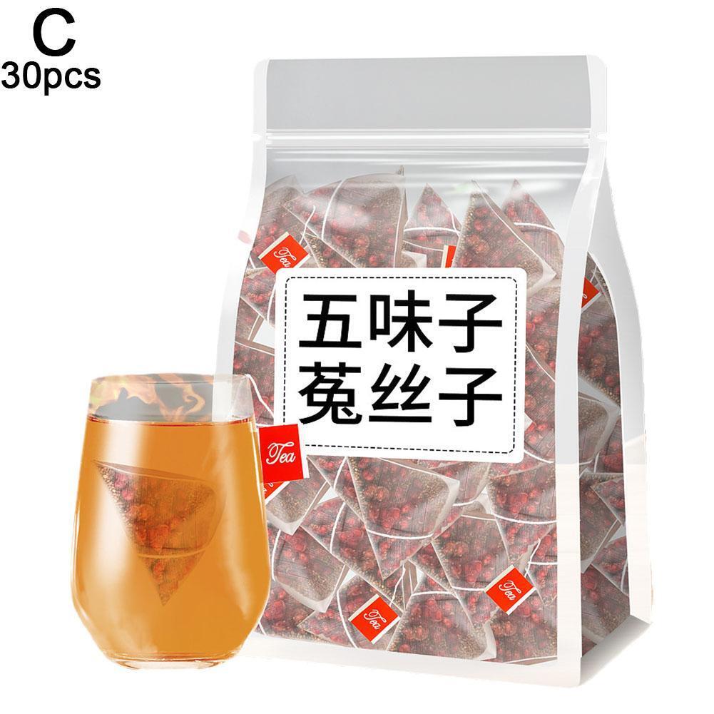 Five Flavors of Goji Berry Tea Four Famous Bubbles Wolfberry Schisandra Dodder