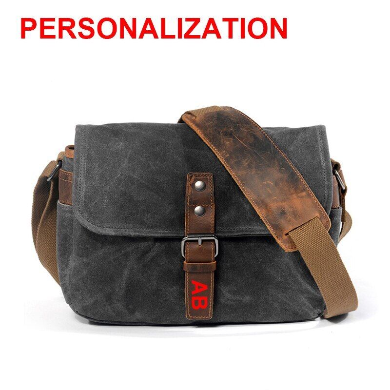 Outdoor Camera Shoulder Bag Men Camera Bags Canvas Crossbody Bag