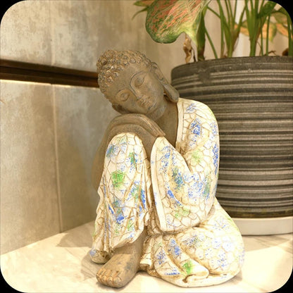 Garden Statues of Meditation Zen Buddha Decoration Yard Porch Home Figurines