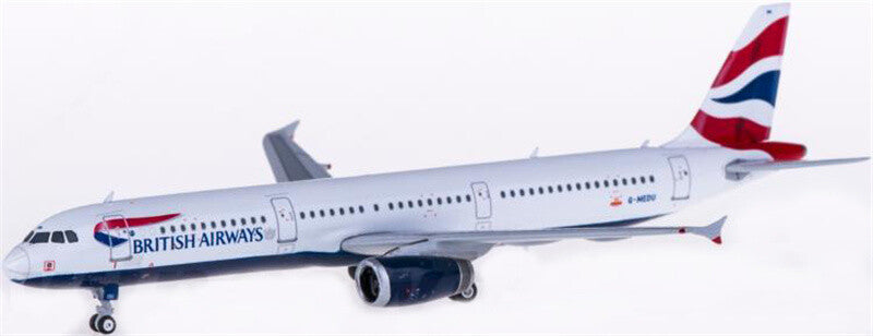 Phoenix British Airways Airbus A321 G-MEDU 1:400 DIECAST plane Pre-builded Model