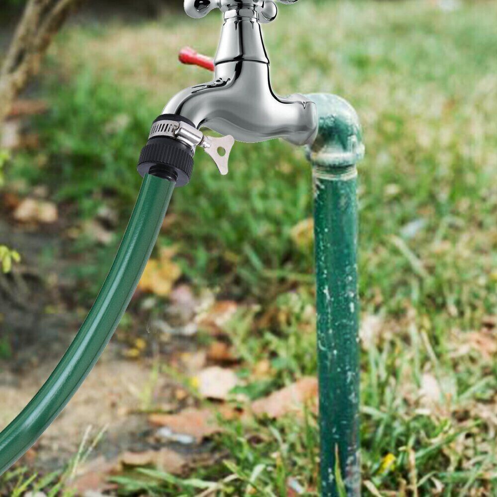 2 X Adapter Garden Pipe Hose Swivel Aerator Multi Thread Hose Faucet Adapter Kit