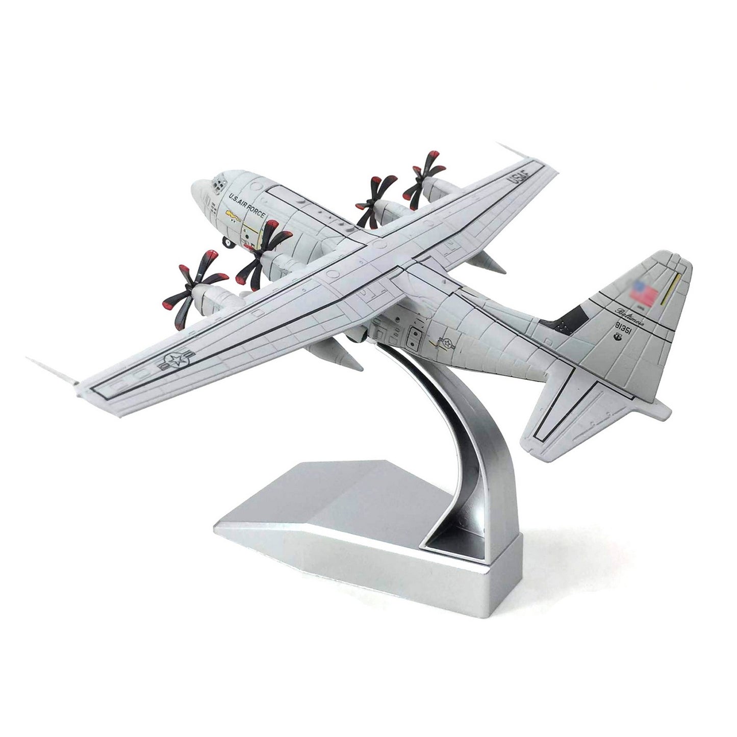 1/200 USAF C-130 Hercules Transport Aircraft Model Alloy Diecast Plane Model