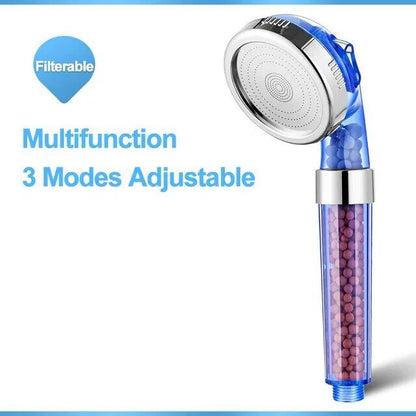 Shower Head 3 Mode High Pressure Saving Water Bath Shower Adjustable Shower Head
