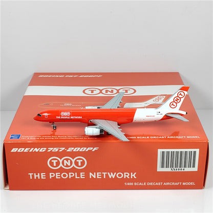 1:400 JC Wings TNT BOEING B757-200F Passenger Airplane Diecast Aircraft Model