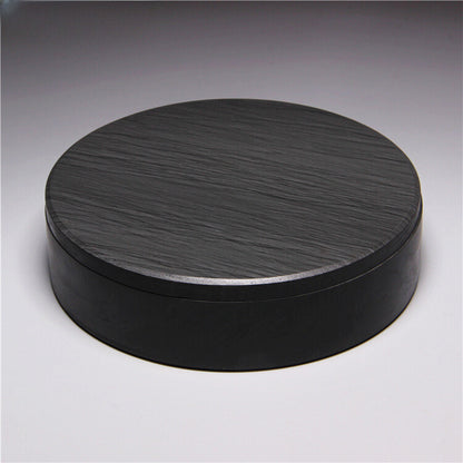 4.9" Chinese Ink Natural Original Stone Hand-carved Taiji Inkstone Inkslab