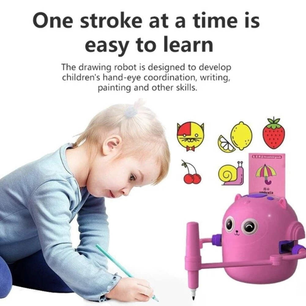 Interactive Educational Drawing Robot Toy for Kids