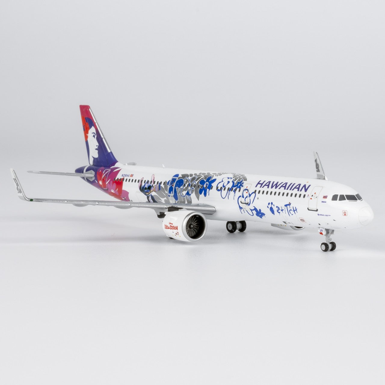 1:400 NGmodels Hawaiian Airlines Airbus A321neo Airplane Diecast Plane Model
