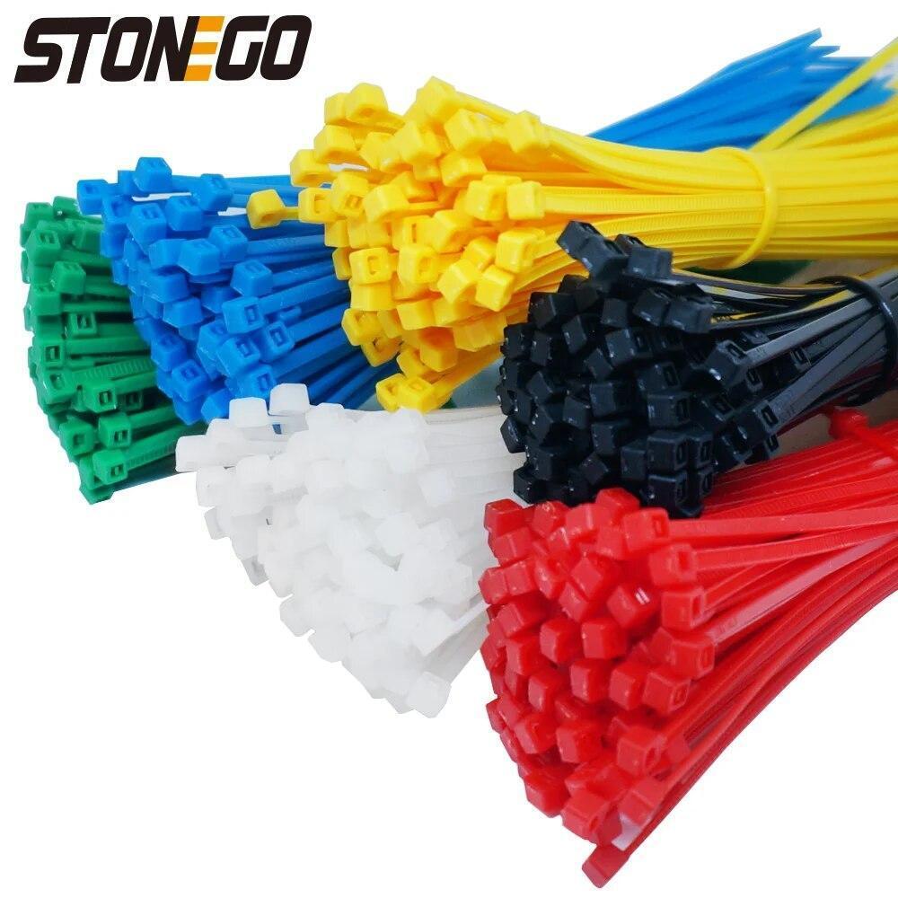 100 Pcs 2.5mm*150mmSelf Locking Nylon Cable Ties Plastic Zip Tie Binding Wrap