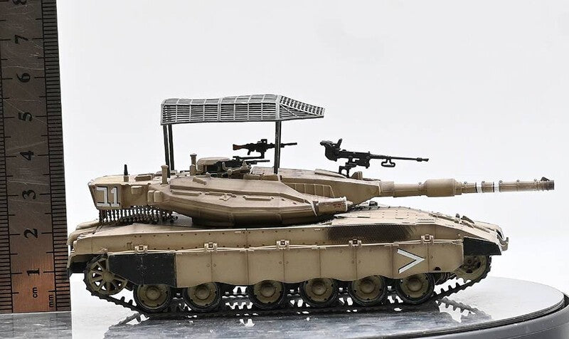 Sanrong 1/72 END WAR Merkava 3D Main Battle Tank + Ground Plate + Figure Model