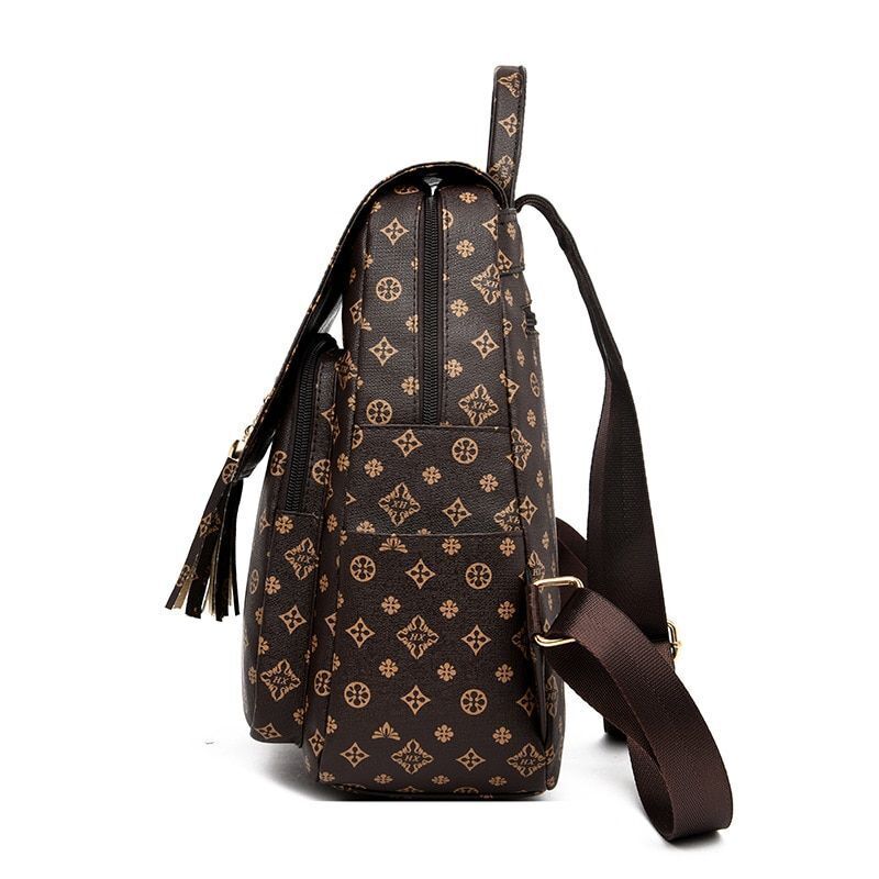 Fashion Travelling Bag Simple Backpack Large-Capacity Student Pack Polyester 1PC