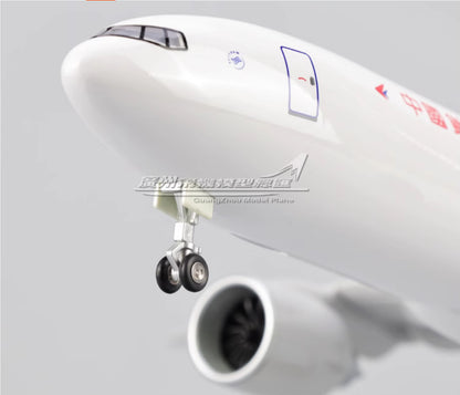 47CM 1:157 CHINA CARGO BOEING 777F Airplane Landing Gears Resin Aircraft Model