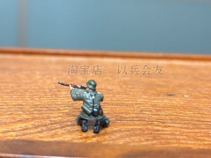 1/72 14Pcs World War II German Combat Soldier Model