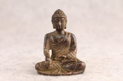 China Bronze mini Statue Buddh Tabletop mini statue Figurine Home Decor Gift