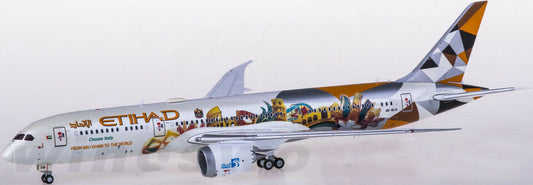 1:400 JC Wings ETIHAD BOEING 787-9 Passenger Airplane Diecast Aircraft Model