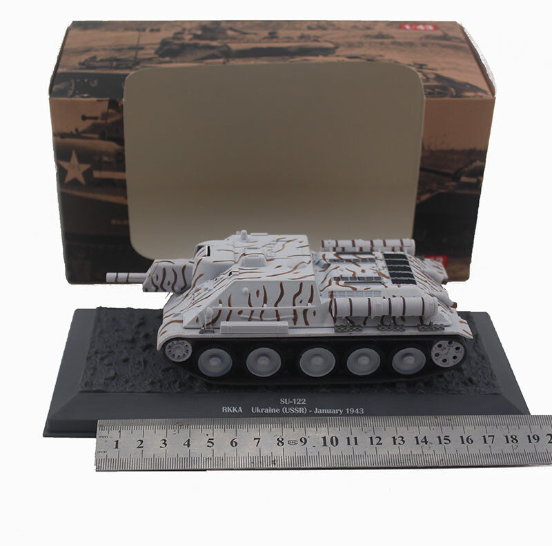 WWII SU-122 RKKA UKRAINE USSR-JANUARY 1943 1/43 DIECAST MODEL TANK