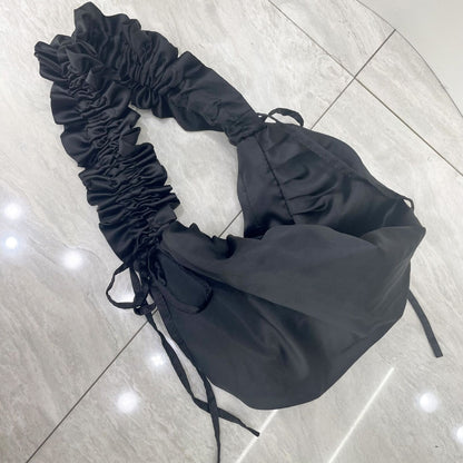 Strap Shoulder Bags Silk Handbags Elegant Crossbody Bag Hobos Tote Shopper Purse