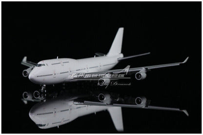 1:400 JC Wings BOEING 747-400 Passenger Blank Airplane Flap Down Diecast Model
