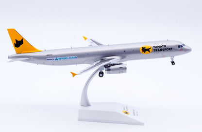 1:200 JC Wings SPRING JAPAN AIRBUS 321 Passenger Airplane Diecast Aircraft Model