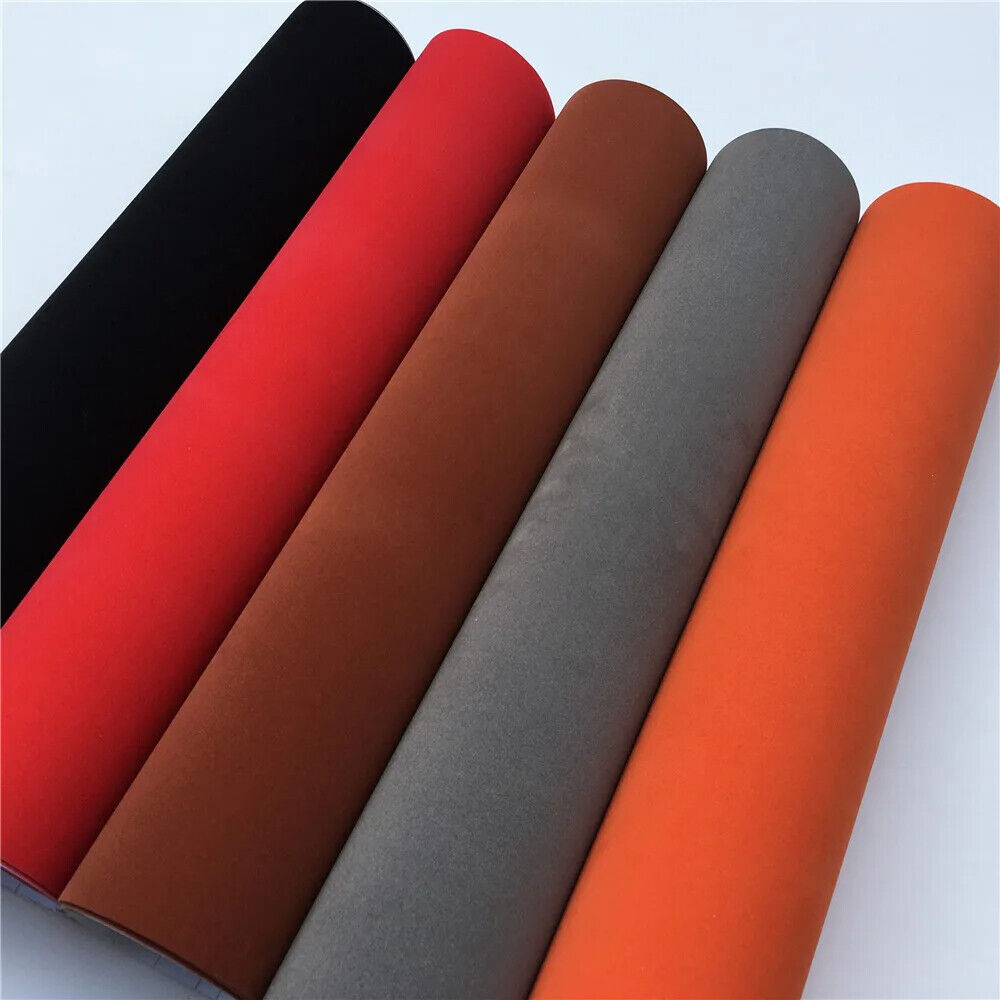 Car Wrapping Stickers PVC Velvet Suede Vinyls Wrap Films Vehicle Interior Decals