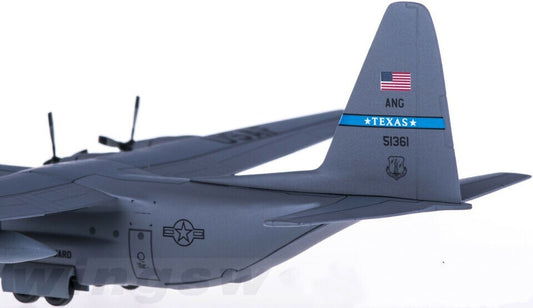 1:200 Hogan USAF Lockheed C-130H Airfreighter Diecast Military Aircraft Model