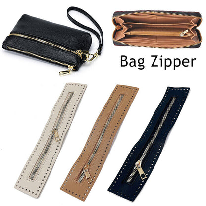 Custom DIY Zipper Woven Bag Hardware Stitch Zipper Handbag Zipper &
