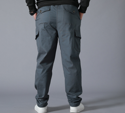 Men's Straight Baggy Casual Pants Large Size Overalls Outdoors Comfort Trousers