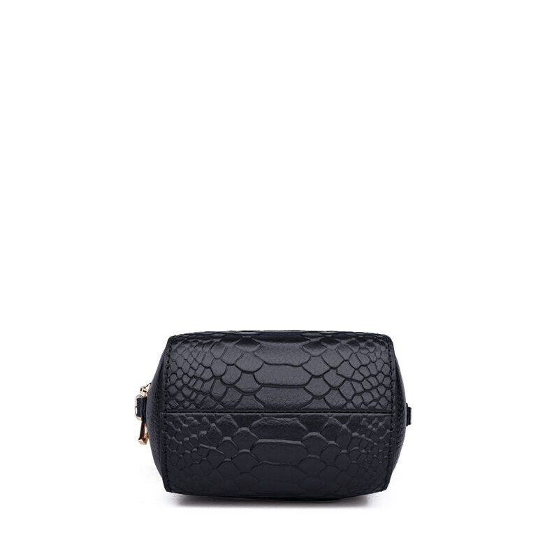 Mini Bag Genuine Leather Serpentine Pattern Bag Crossbody Purse 11*7*17CM 1Strap