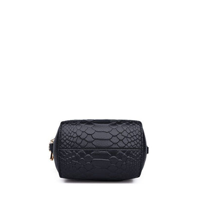 Mini Bag Genuine Leather Serpentine Pattern Bag Crossbody Purse 11*7*17CM 1Strap