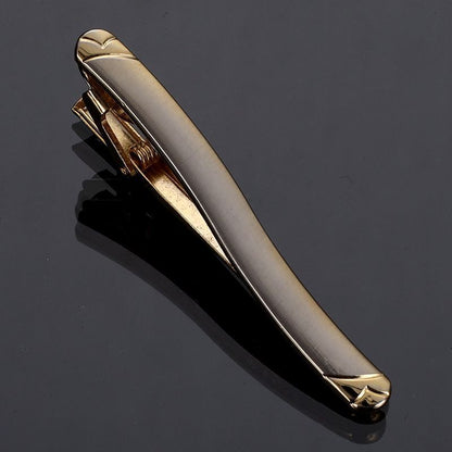 Men Business Necktie Clips 5.5cm Metal Ties Classic Simple Fashion Clasp Jewelry