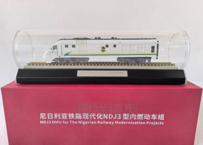 1:68 40CM NDJ3 DMU for the Nigerian Railway Modernization Projects Diecast Model