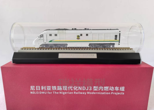 1:68 40CM NDJ3 DMU for the Nigerian Railway Modernization Projects Diecast Model