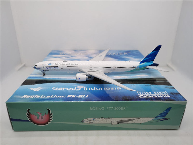 1:400 Phoenix Garuda Indonesia B777-300ER Airplane Diecast Aircraft Plane Model