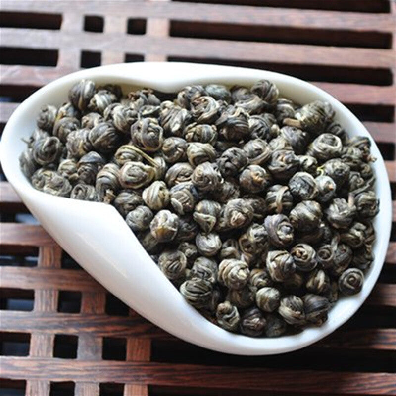 Hand Roll Organic Premium King Grade Jasmine Dragon Pearl Chinese Green Tea 125g