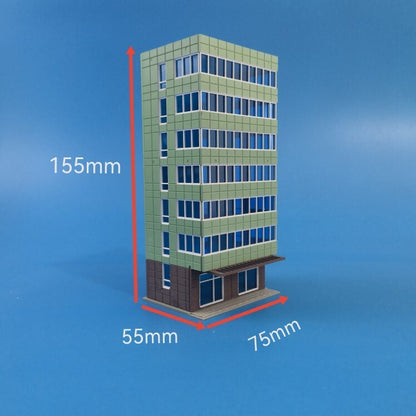 1/150 City Building Model City Building Assembly Scene Display Model Toy