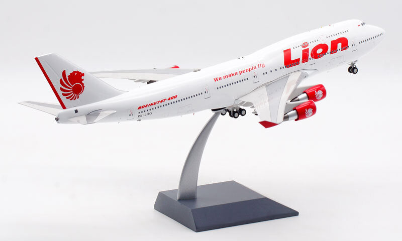 1:200 35CM InFlight Lion BOEING 747-400 Airplane Diecast Aircraft Plane Model