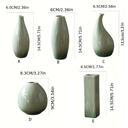 Simple Ceramic Vase Decoration, Table Decoration, Hydroponic Plant Small Vase